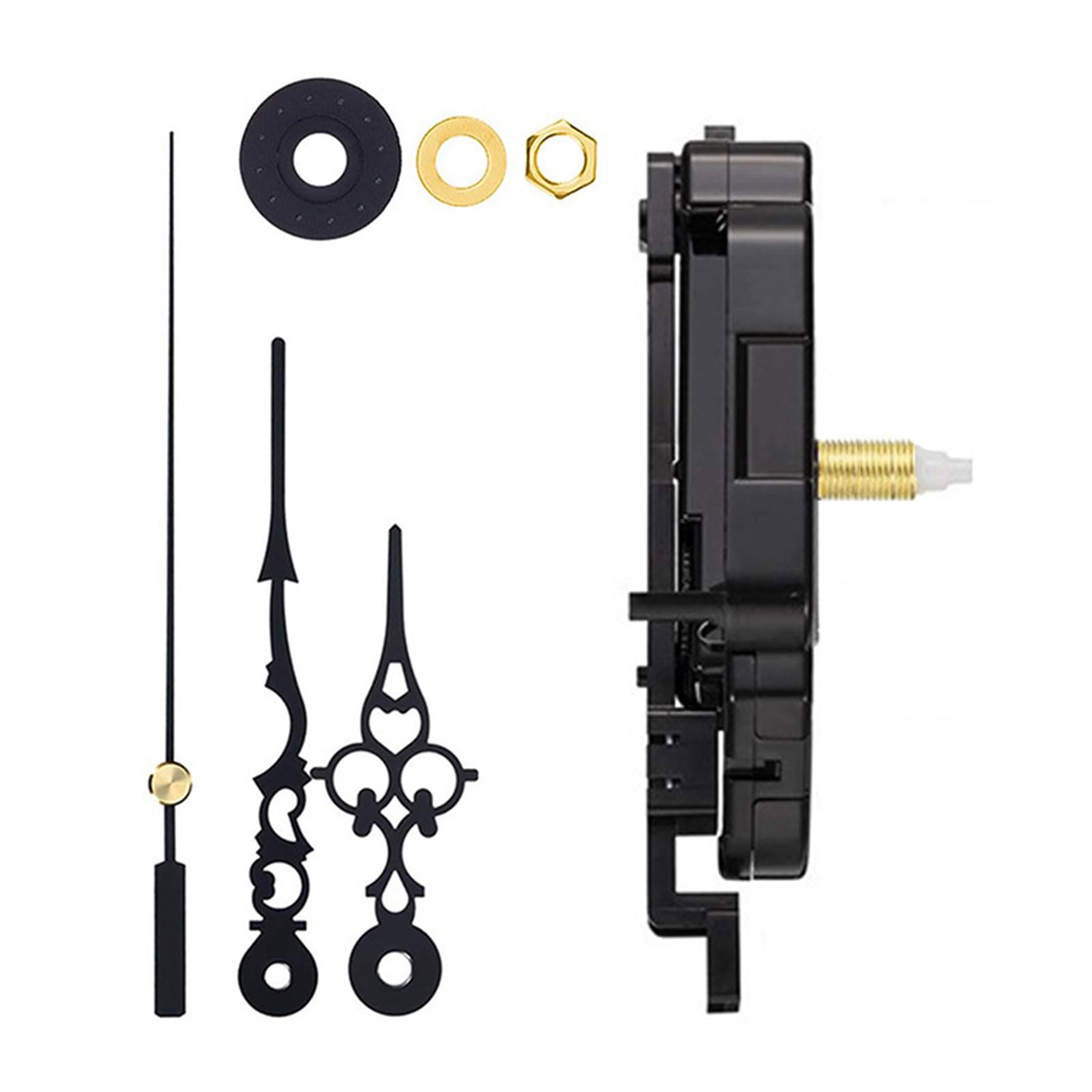 Kalttoy Oscillate Clock Motor Set for Tradition Wall Clocks Maintenance Complimentary Crystal Mechanism Permanent ABS Housing Swing Clock Motion