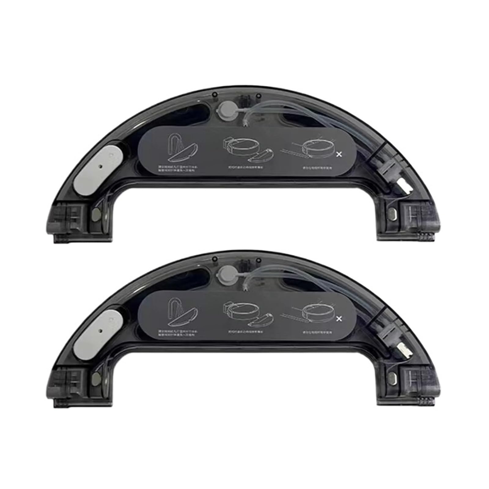 HIZON Water Tank Optional Robot Vacuum Cleaner Replacement Accessory Spare Parts，Compatible For Dreame，Z10 Pro D10 Plus L10Plus，Compatible ForXiaomi，X10 B102GL(SET2)