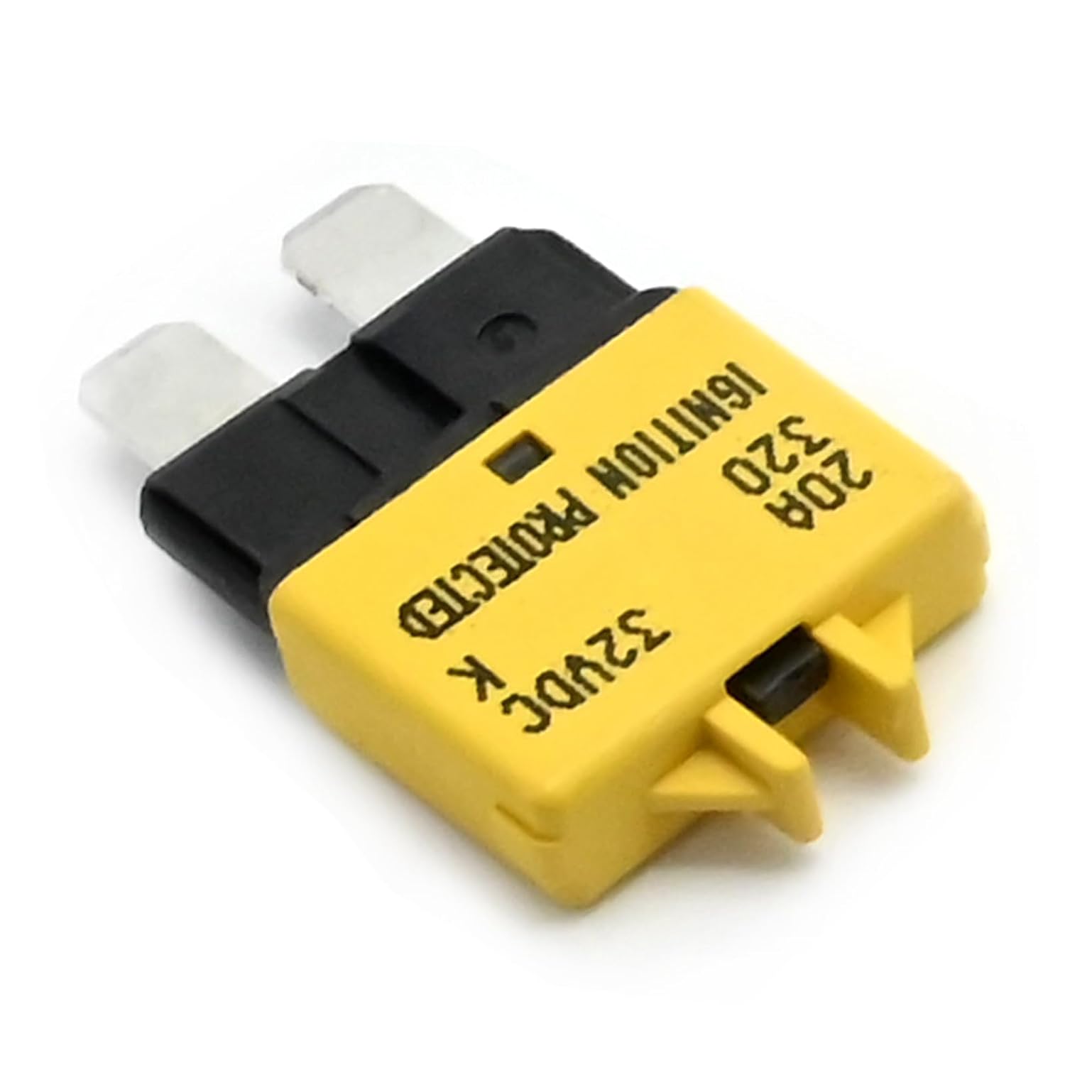 E39 Manual Reset Circuit Breaker, 6PCS 5A-30A Low Profile ATC/ATO Fuse, 12V-24V DC Waterproof Resettable Breaker for Car, Truck, RV, Marine, Boat, Solar (Mixed Amperage)​