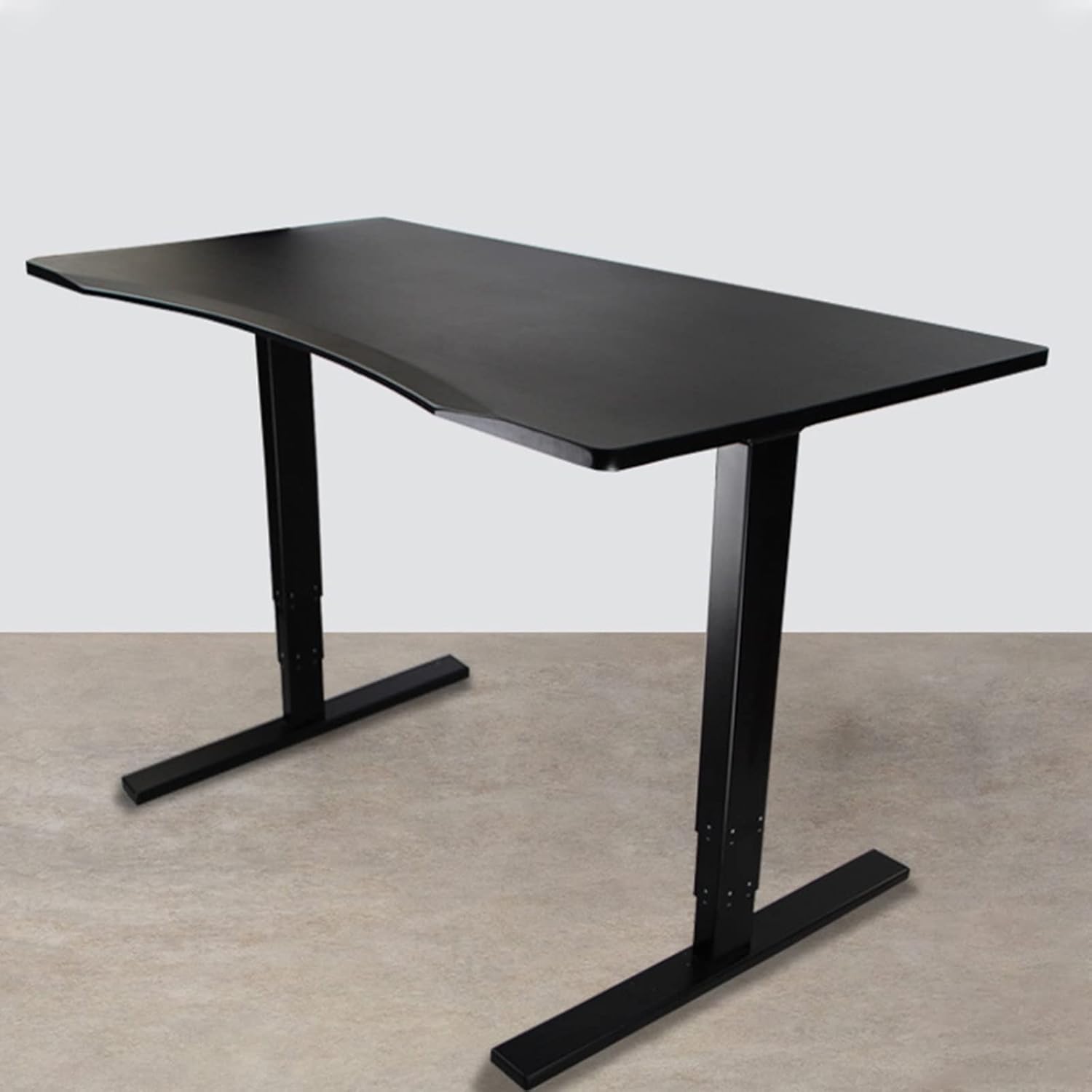 Amazon.co.jp Electric Rising Desk, Rising Desk, Standing Desk, Caster