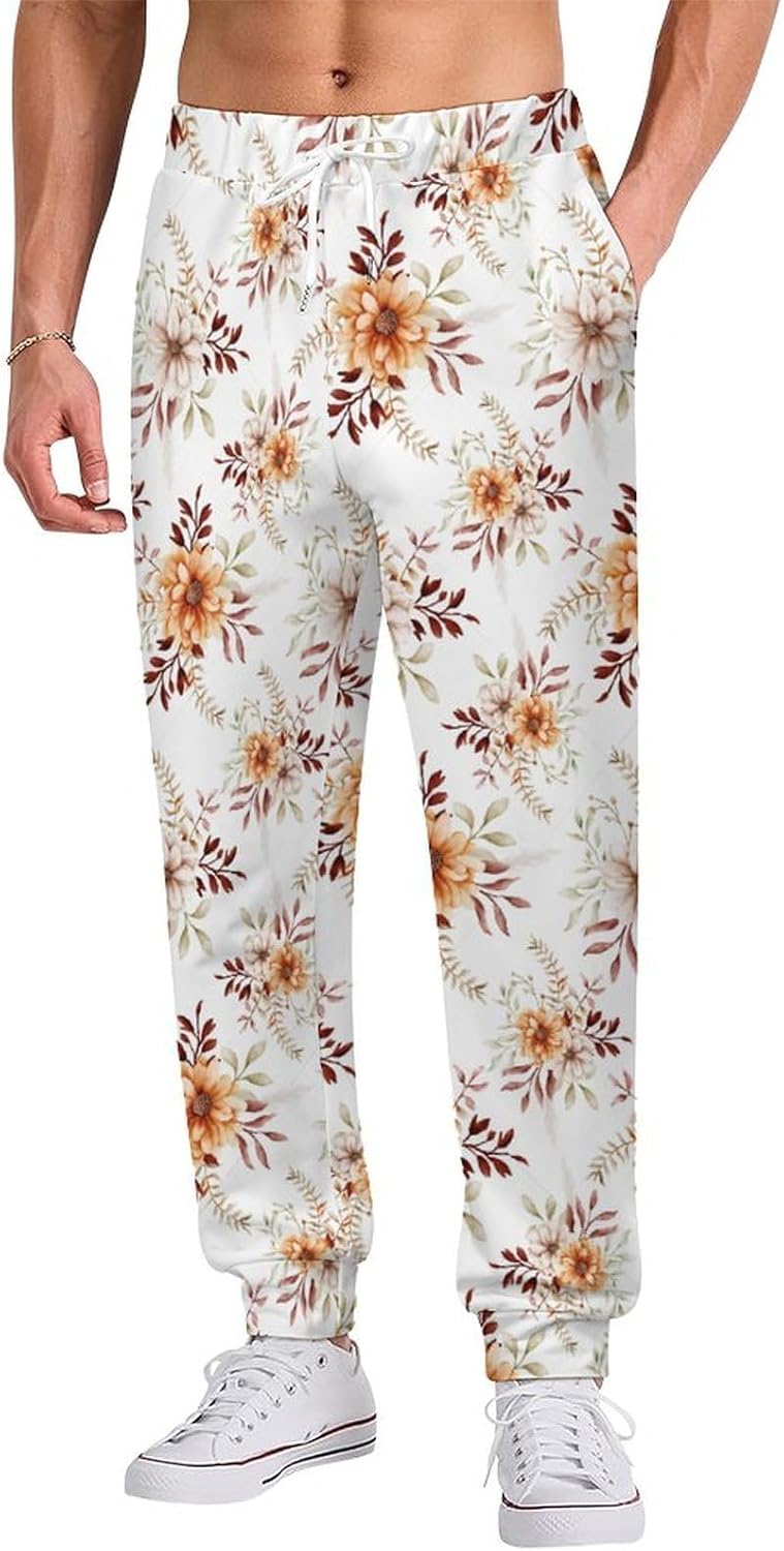 Funny Sweatpants, Novelty Lounge Pants with Pockets Drawstring for Men Women Running Gym