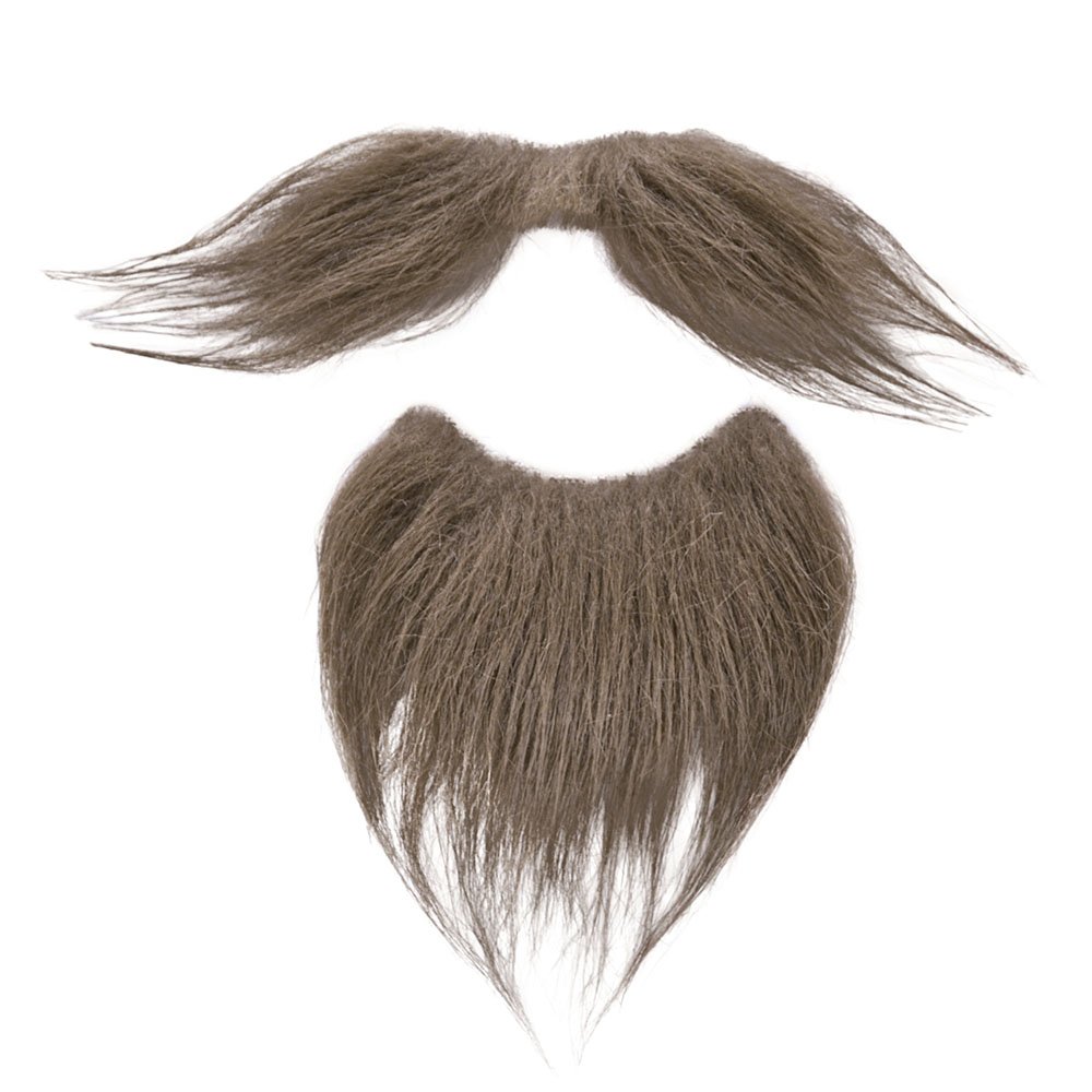 Bristol Novelty MB096 Beard and Moustache Set Brown, Mens, One Size