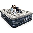 Air Mattress Queen with Built in Pump - 16 Inch Sturdy Blow Up Mattress - 3 Minutes Inflatable Mattress for Home or Camping - Air Bed Max Weight Capacity 660 lbs