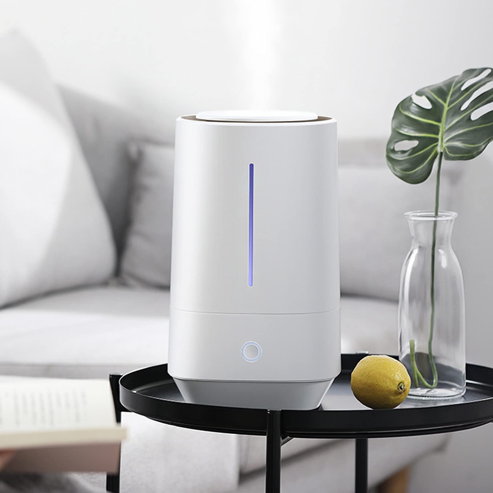 Humidificadores de Aire Humidificador, humidificadores de Aire ultrasónico for bebés de Dormitorio Grande Inicio, Ultra silencioso, Apagado automático Silencioso Humidificadores