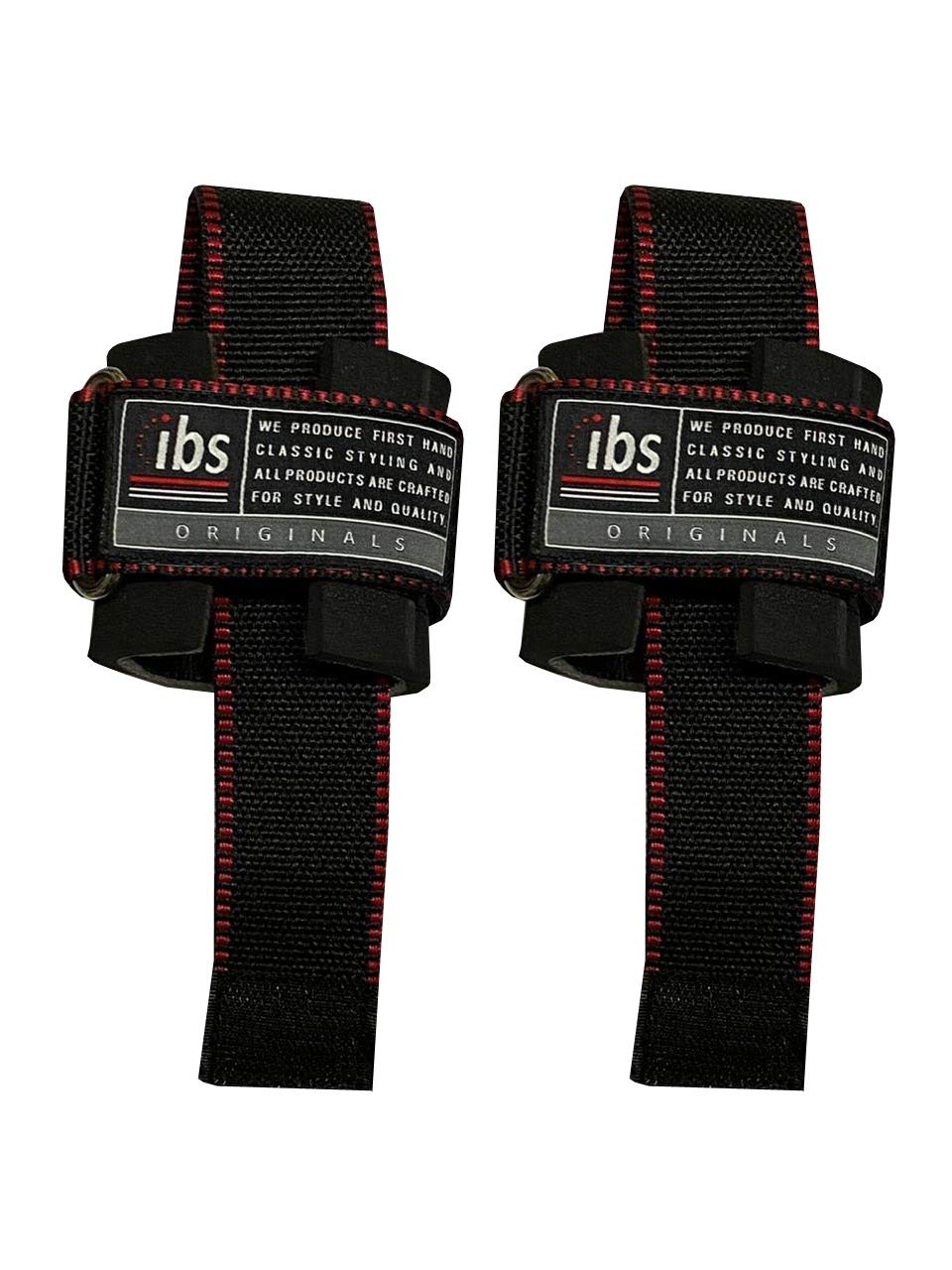 IBS Power Weight Lifting Bar Straps with Wrist Support Wraps, Gym Workout, Bodybuilding, Power Lifting, Strength Training for Men & Women (Pair) (B08R3QCCH4) Amazon Price History, Amazon Price Tracker