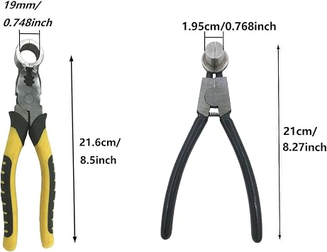 Flute Joint Repair Tool Set Include 19.5mm Diameter Expansion Plier and 19mm Diameter Shrink Reduction Plier, Flute Head Woodwind Instrument Repair Maintenance Tool