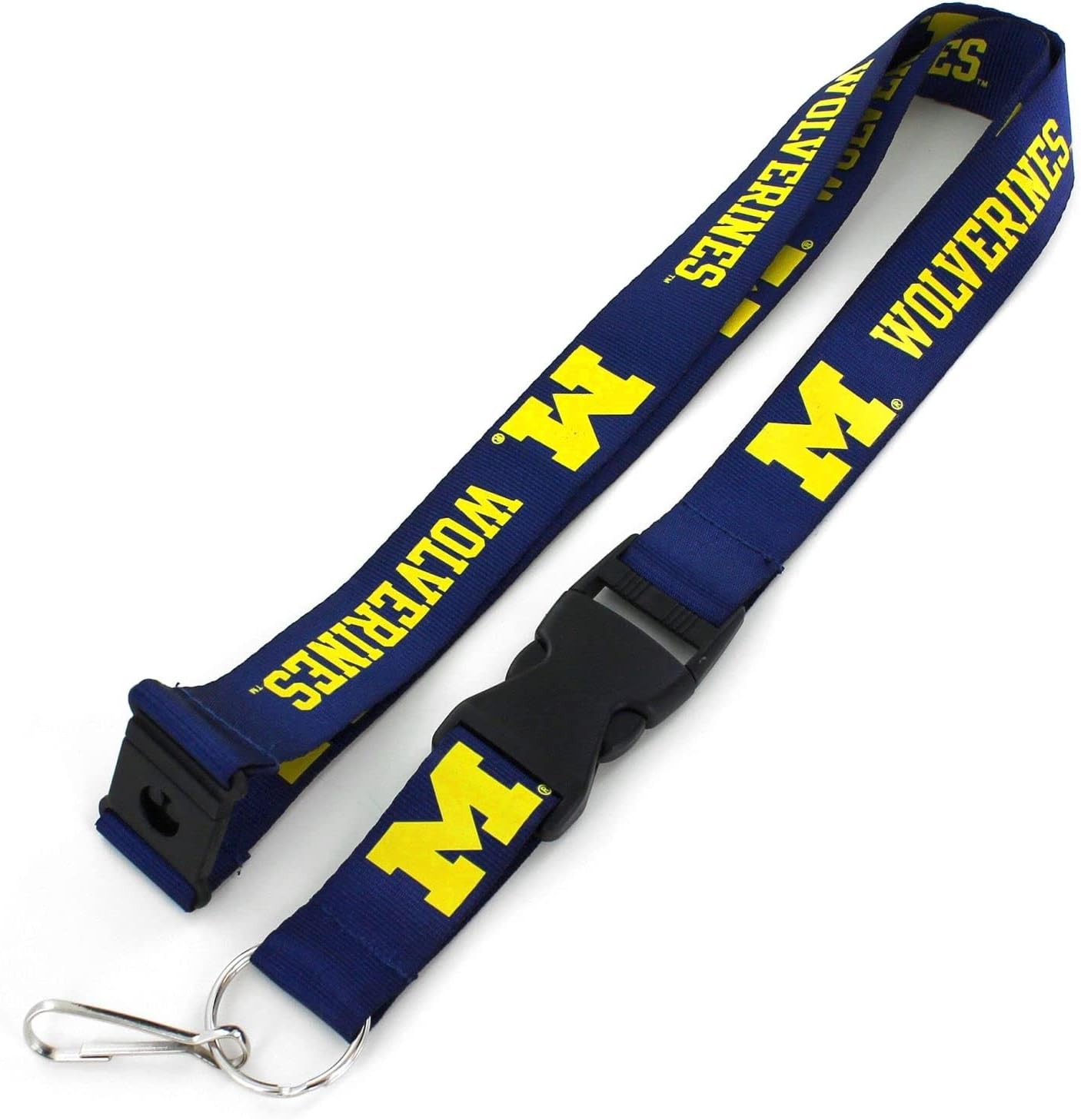 Aminco NCAA Michigan Wolverines Team Lanyard,Yellow