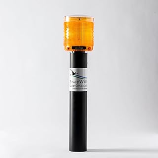 Away With Geese Repellent – Land Unit | Solar-Powered Goose Deterrent & Predator Control for Lawns, Parks & Fields | Humane, Maintenance-Free Solution | Covers Up to 6.5 Acres