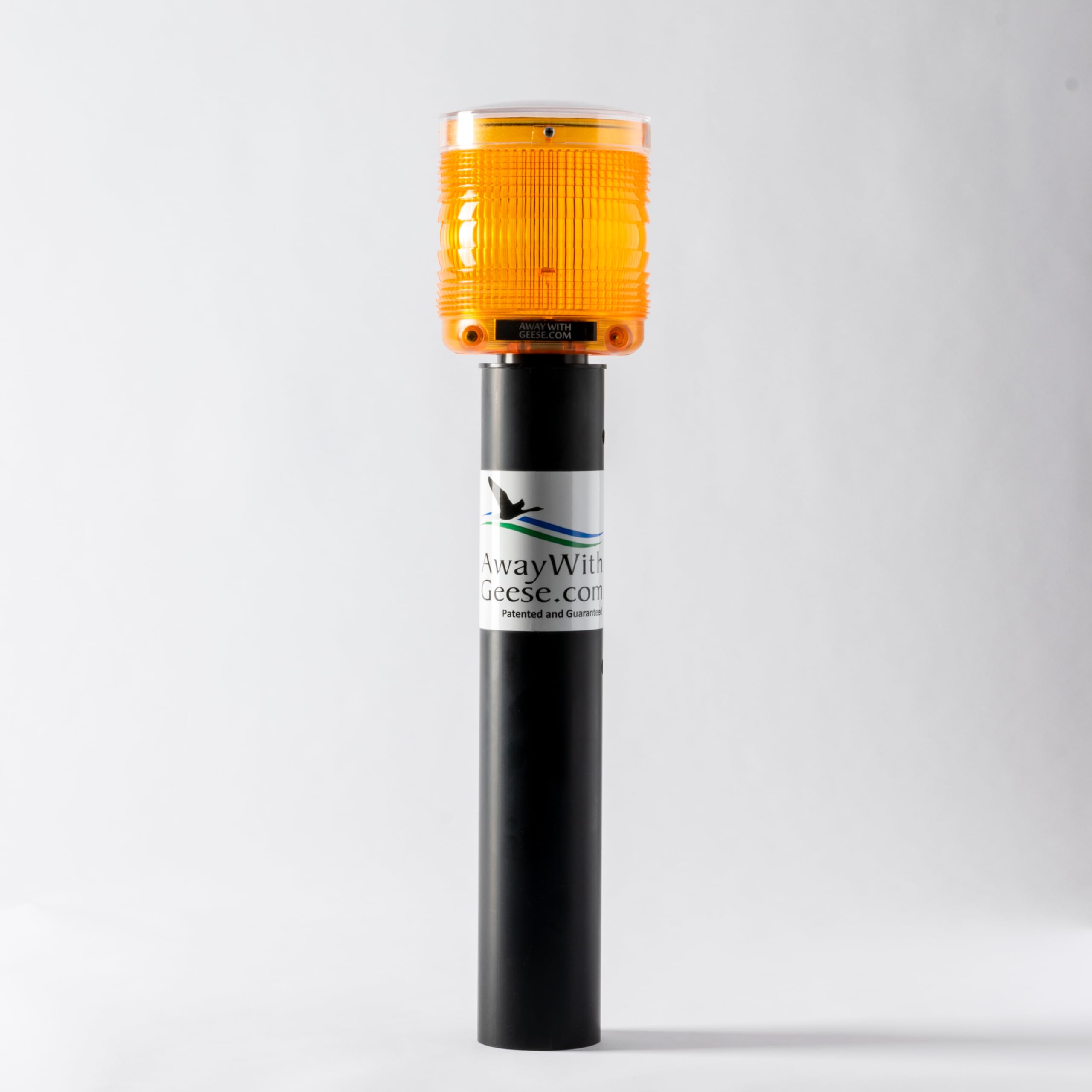 Away With Geese Repellent – Land Unit | Solar-Powered Goose Deterrent & Predator Control for Lawns, Parks & Fields | Humane, Maintenance-Free Solution