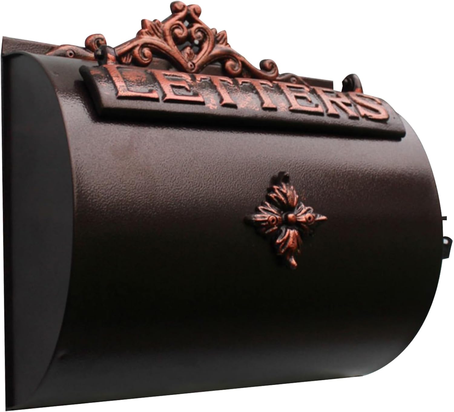 IOUYUP Wall Mount Mailbox, Outdoor Locking Vintage Mailbox