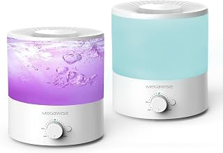 MegaWise Cool Mist Humidifiers for Babies, Bedroom, Nurse...