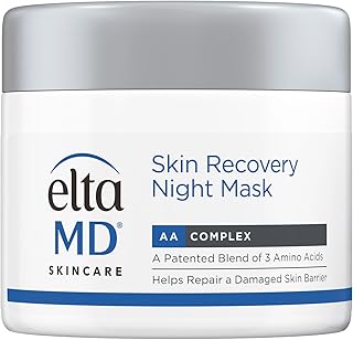 EltaMD Skin Recovery Overnight Face Mask, Moisturizer Cream Night Mask for Face & Neck, Safe for Sensitive Skin, 1.7 oz Jar