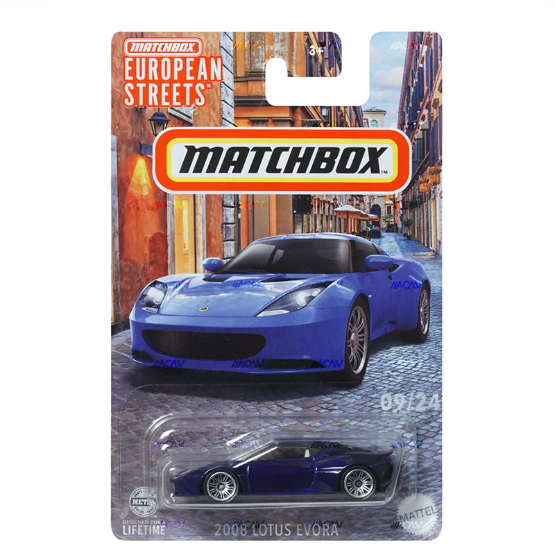 Amazon.com: Matchbox 2008 Lotus Evora Blue 09/24 1:64 Die