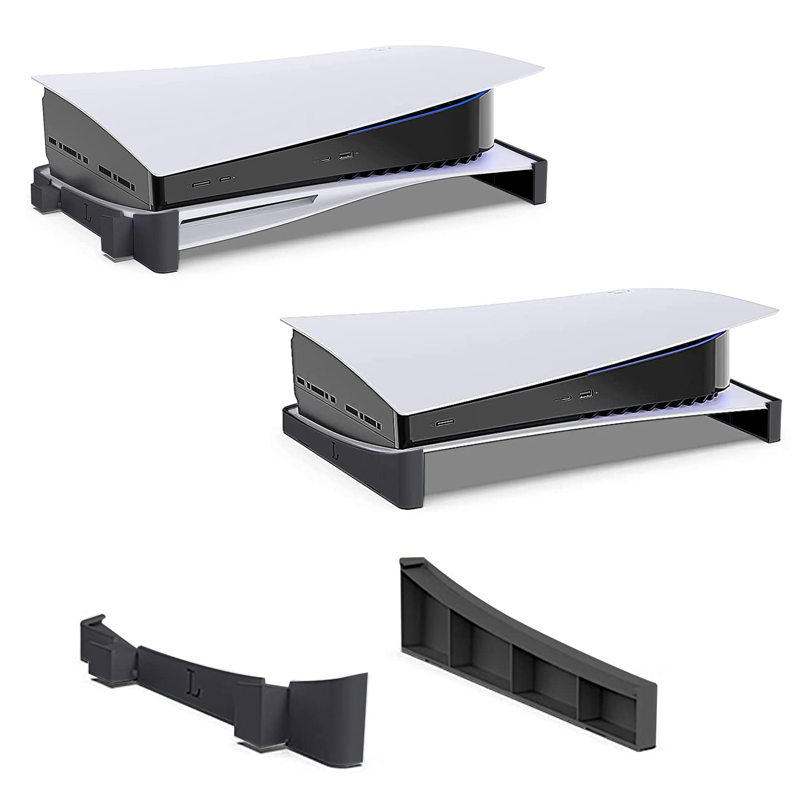 KZIOACSH Horizontal Stand for PS5 Disc & Digital Editions, No
