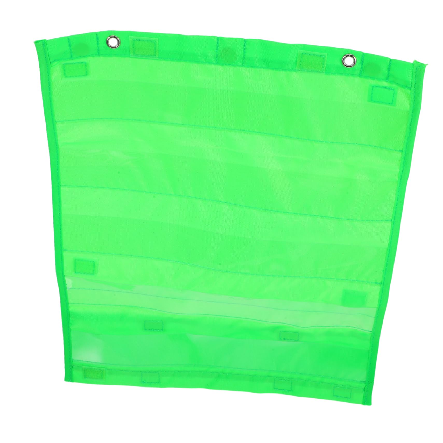 OFFSCH Wall Mounted Pocket Chart Organizer for Classroom Jobs Transparent Hanging Storage Bag for Cards and Documents Easy Installation for Office and Family Weekly Planning