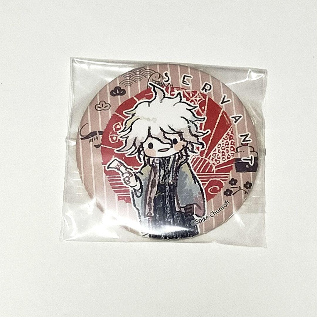 ダンガンロンパ 絶対絶望少女 グラフアート 晴れ着 正月 缶バッジ 召使い 狛枝 ダンガンロンパ 絶対絶望少女 グラフアート 晴れ着 正月 缶バッジ