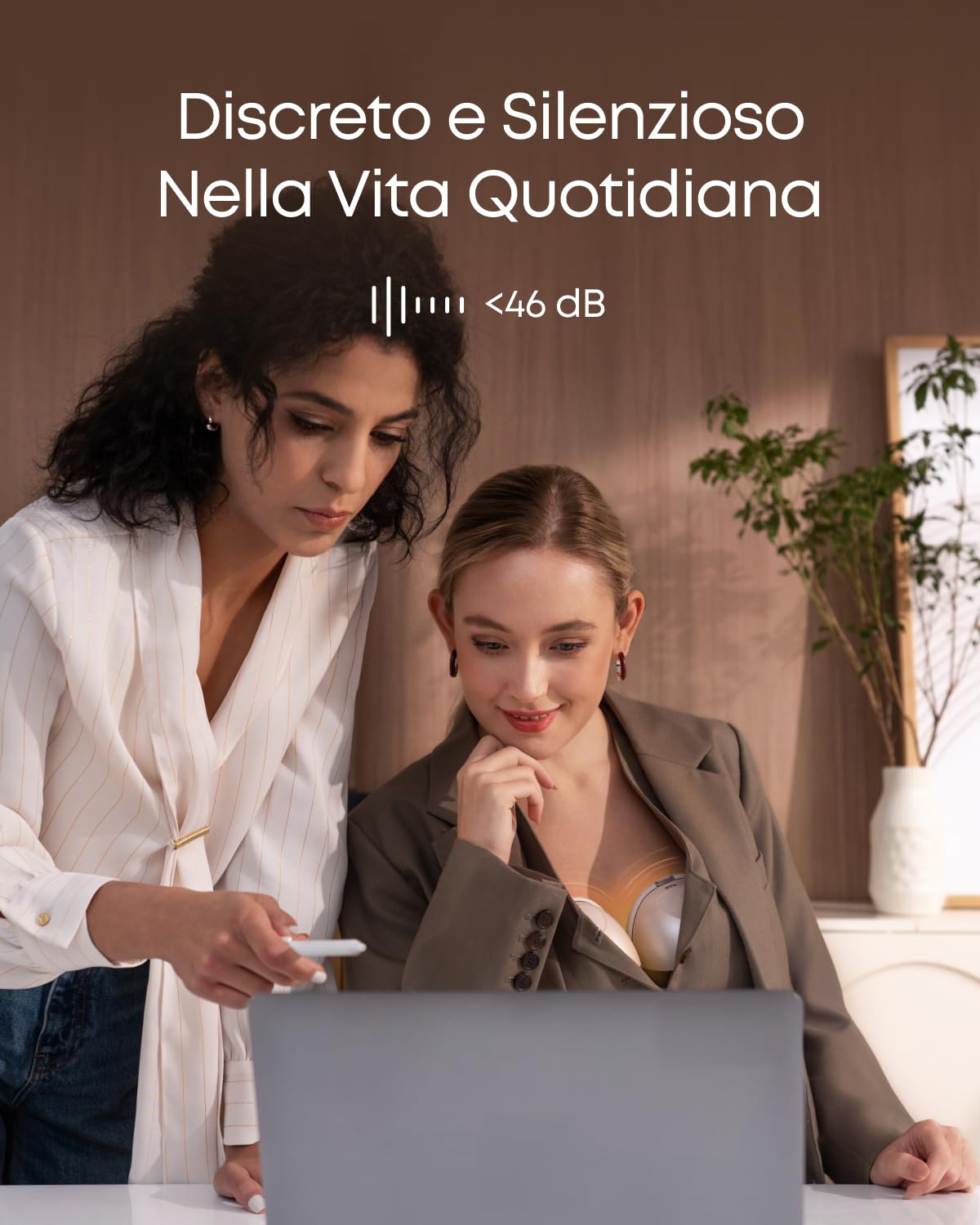eufy S1 Pro Tiralatte Portatile con Riscaldamento, Compatto a Mani Libere con HeatFlow Avanzata, Base di Ricarica Wireless, OptiRhythm Controllato da App, Aspirazione Clinica, Per il Reggiseno