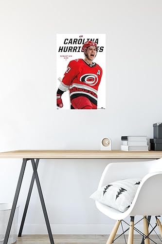 Miniatura 9 de Trends International NHL Carolina Hurricanes - Sebastian Aho Feature Series 23 - Póster de pared