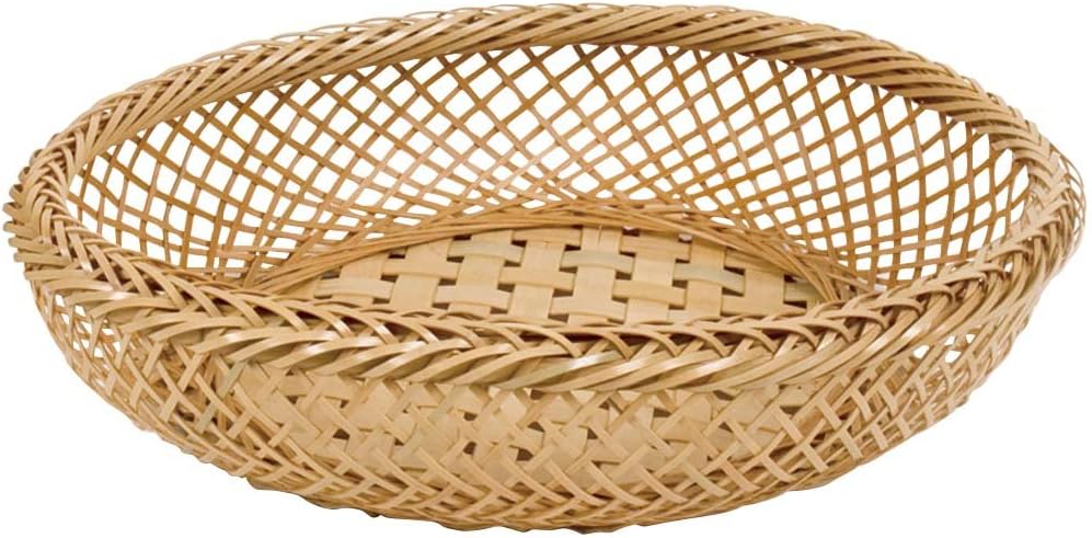 山下工芸(Yamashita kogei) Yamasita Craft 18020930 Rhombus Oval Basket, Small, White