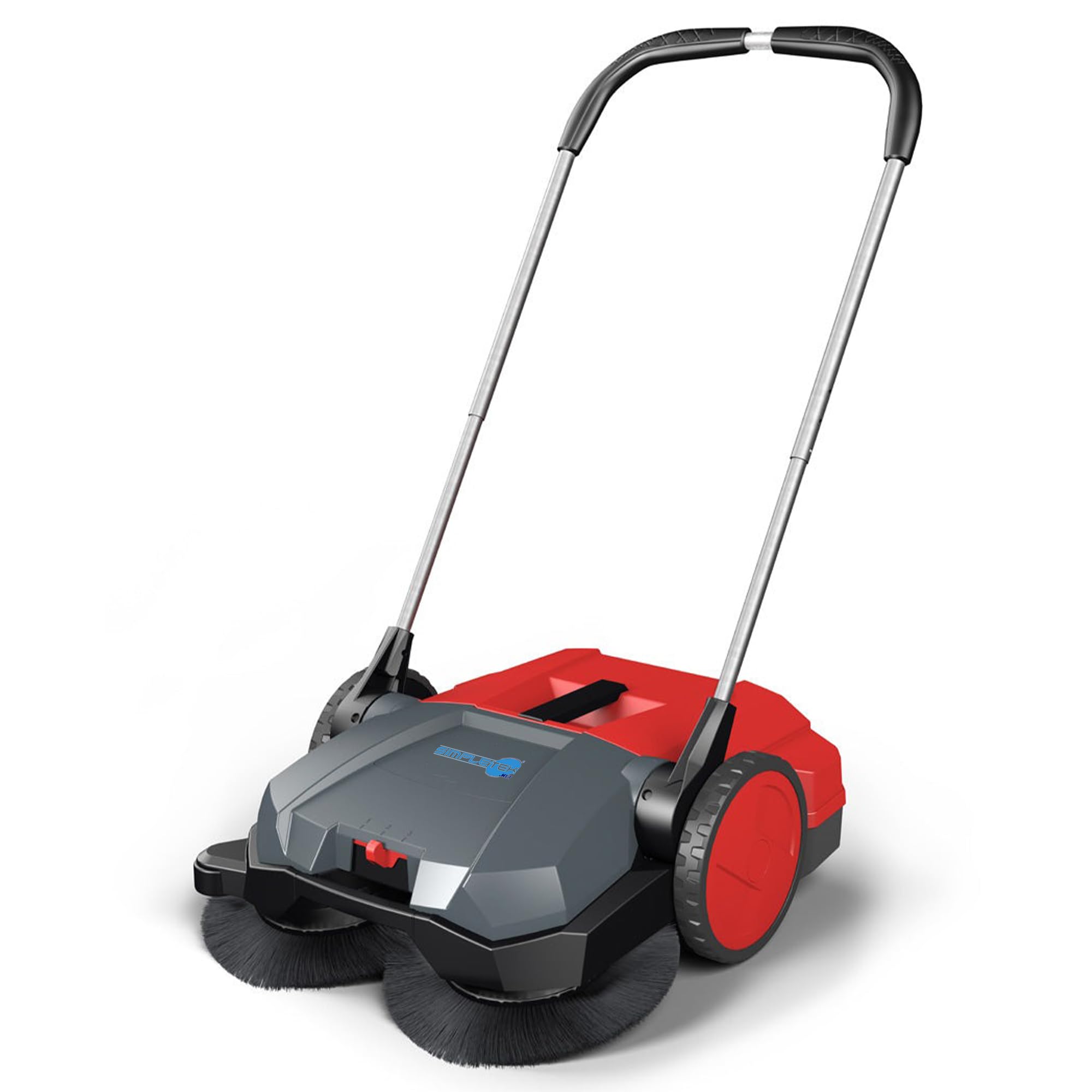 SIMPLETEK - Spazzatrice manuale a spinta 355 1600 m²/h Spazzole 20L 20 litri (Ricondizionato)
