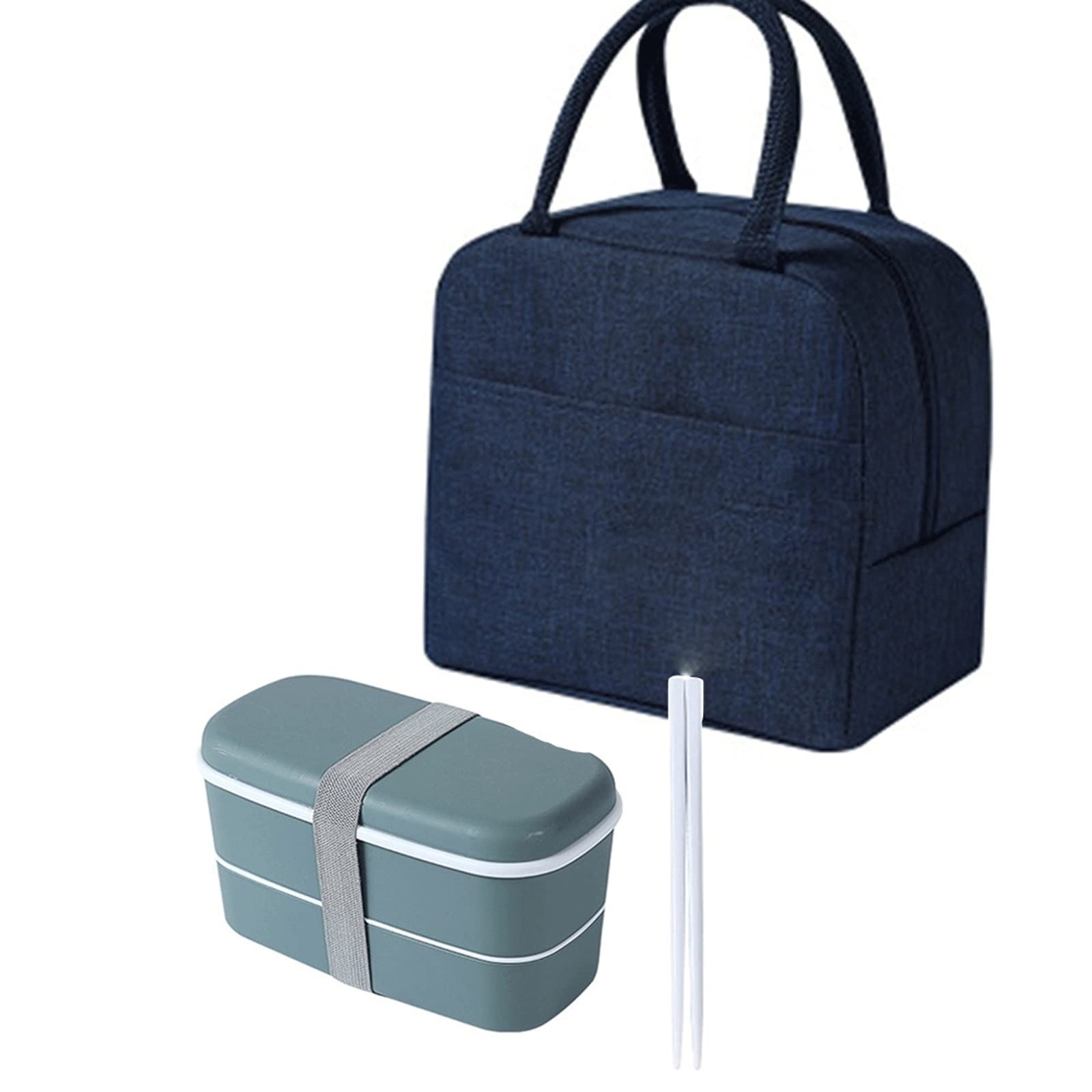 Scatole Lunc Borsa Lunc Portatile Scatola Lunc isolata Termica Tote Cooler e Borsa Bento Pouc Contenitore per la Cena Borse per la conservazione degli Alimenti per Le Donne