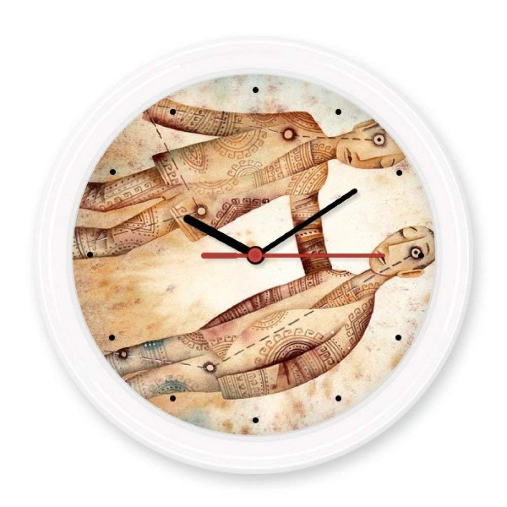 Horloge murale Gémeaux silencieuse pour stopper le bruit du tic-tac dans la chambre