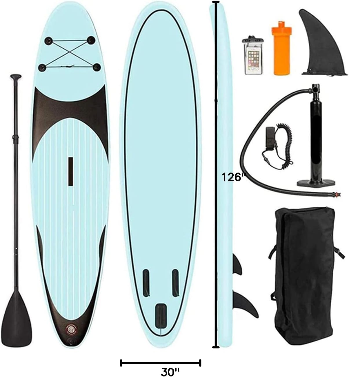 Kayak Inflatable Swim Pool Float Luxury Water Lounge, X-Large, Professional Series Inflatable Fishing Kayak for Fishing, Yoga,