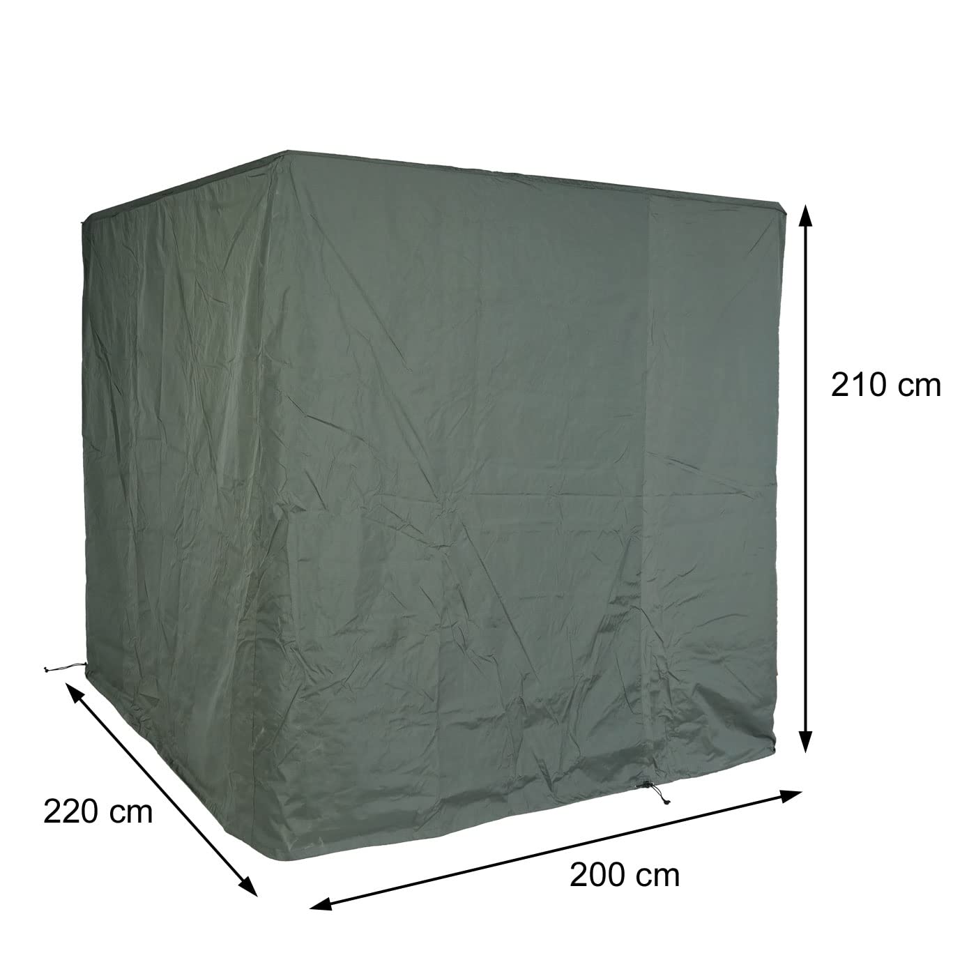Mendler Abdeckhaube HWC-J66 210x200x220cm anthrazit