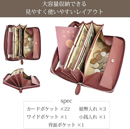 Amazon | [MGsable] クロコダイル ギャルソン ラウンド 長財布 男女