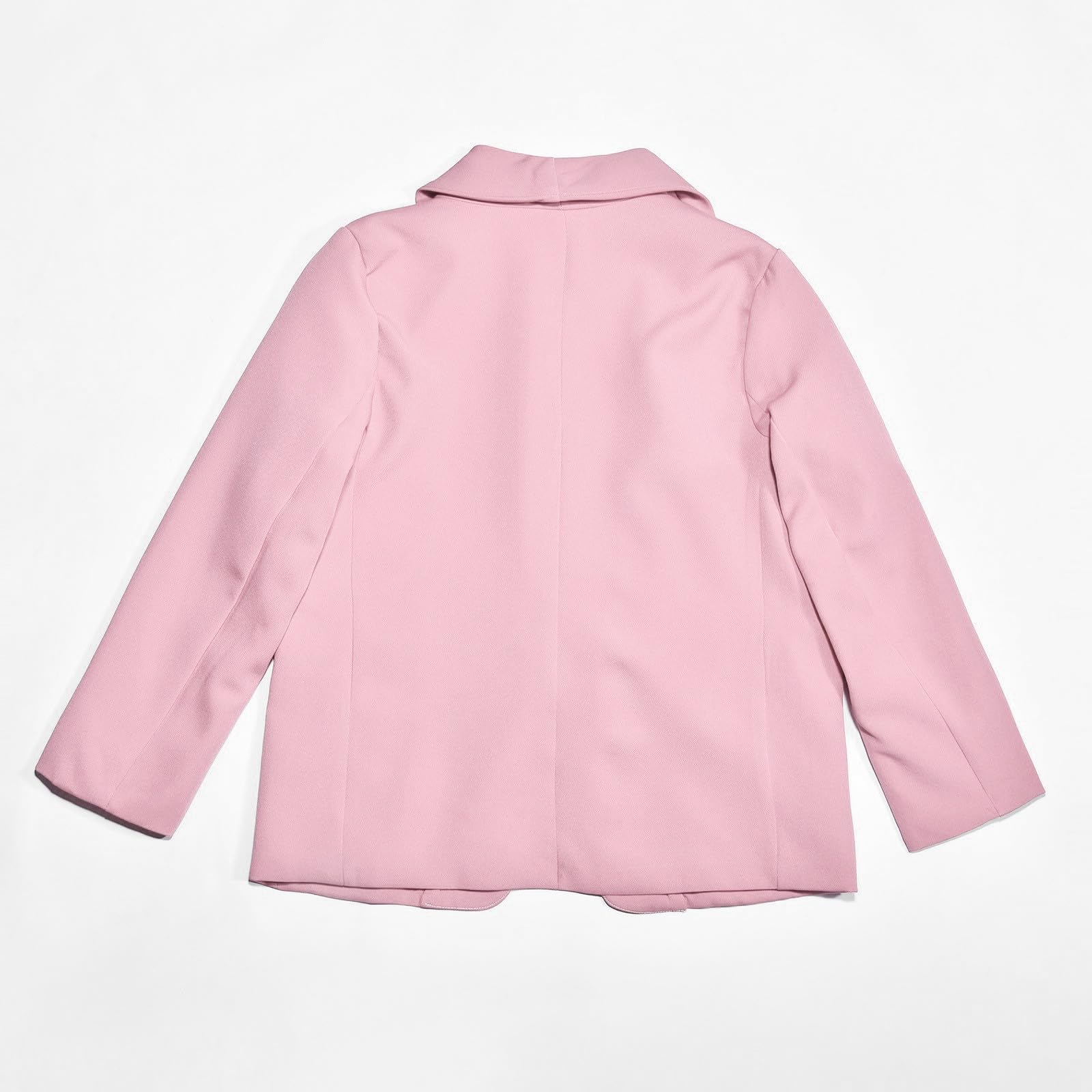 Chaqueta de traje para niña manga larga cuello solapa doble bolsillo lateral abierta formal 3 años