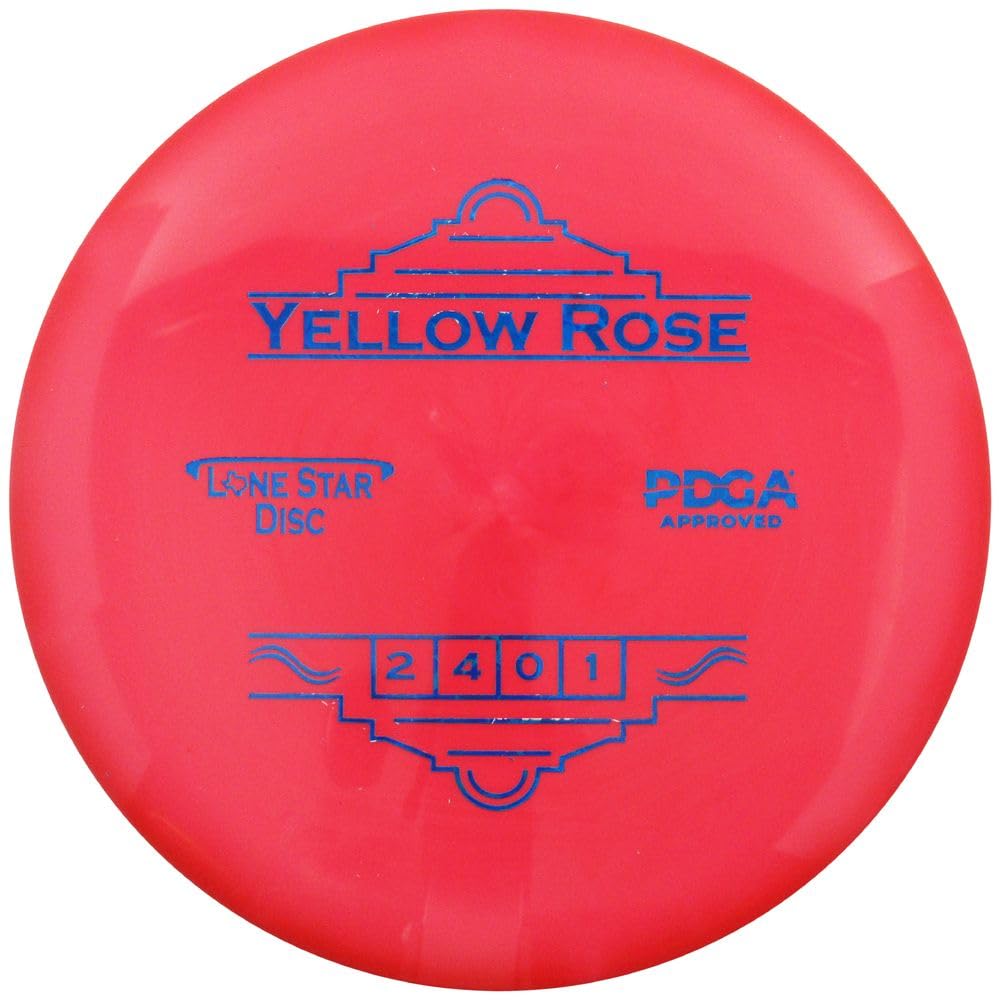 Mint Discs Lone Star Bravo Yellow Rose Putter Golf Disc, 170-176g