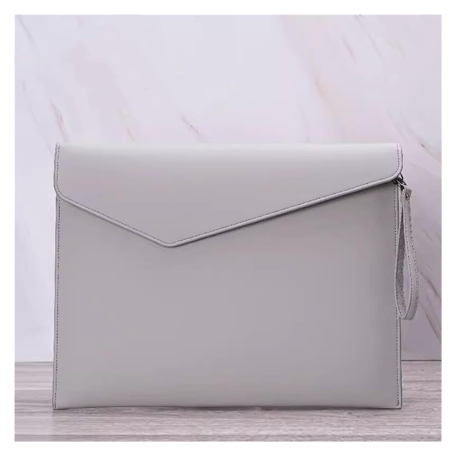 Etui na koperty ze skóry PU Etui na dokumenty ze skóry PU 345x275mm Wielokolorowy organizer plików A4 do podróży służbowych(Grey)
