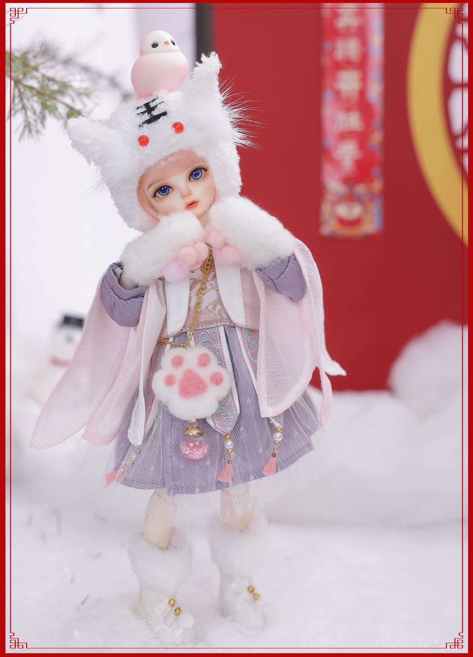 Amazon | BJDドール 球体関節人形 1／6 27cm 女 人形本体 ヘッド+