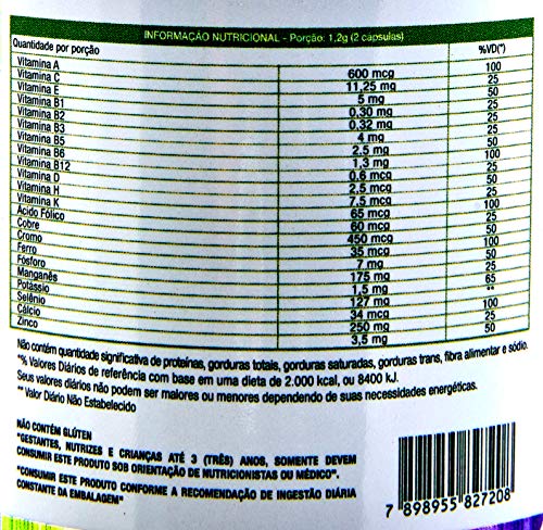 Polivitaminico Centro Vitta 60 capsulas Mais Nutrition