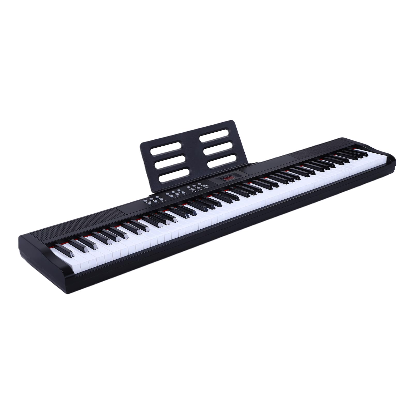 Fafeicy Digitalpiano mit 88 Tasten, Vollwertiger Gewichteter Tastatur, 900 Klangfarben, 700 Rhythmen, 110 Demo-Songs, Bluetooth-MIDI-Unterstützung für Anfänger und Profis (EU-Stecker)