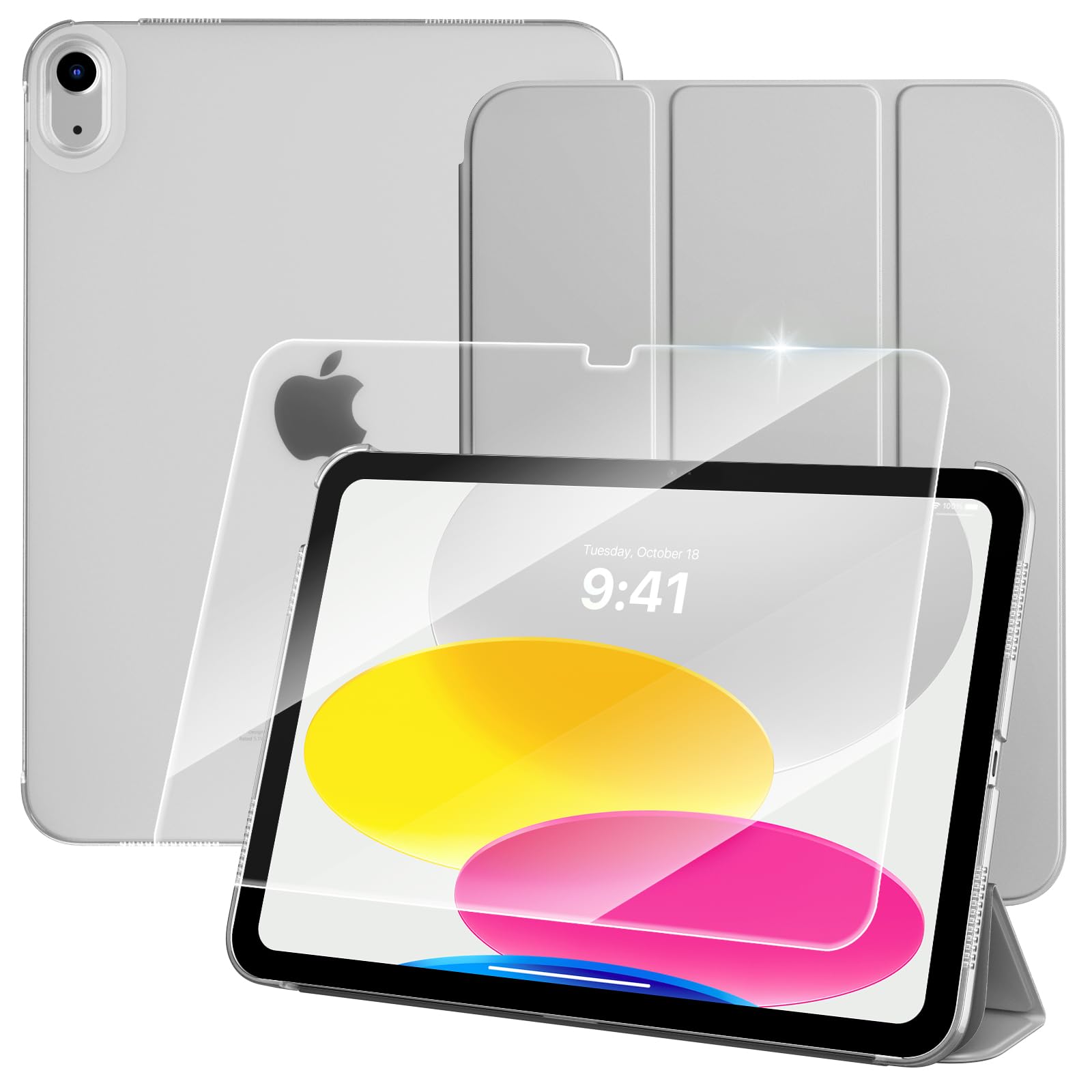 Amazon.co.jp: TiMOVO iPad (A16)第11世代/第10世代 【ケース 1個 +