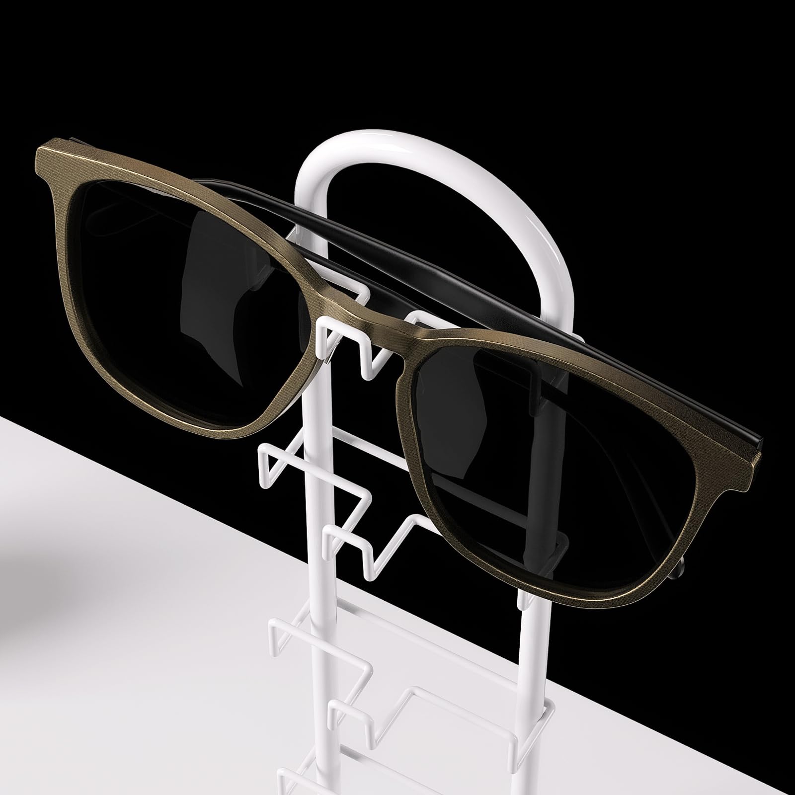 Aazon.co: Kono Sunglasses Organizer For 10 Pairs Of Eyewear Glasses Holder Display Stand - View #7