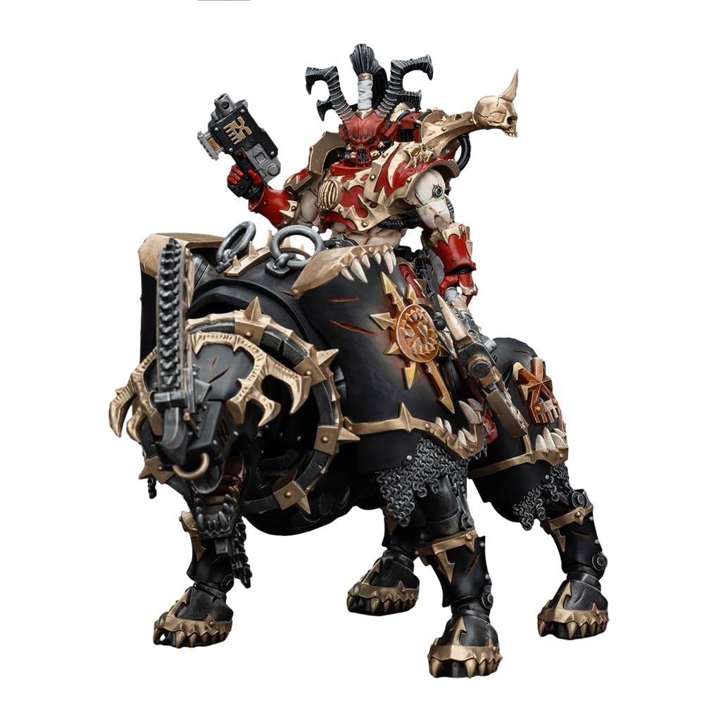 JOYTOY Warhammer 40,000 1/18 Action Figure World Eaters Lord Invocatus Warhammer 40K Collection Model Birthday gifts