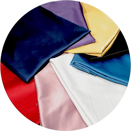 Miniatura 4 de Tela de satén elástica para decoración de vestidos de novia, manualidades, 49 pulgadas (marrón camafeo, 3 yardas)