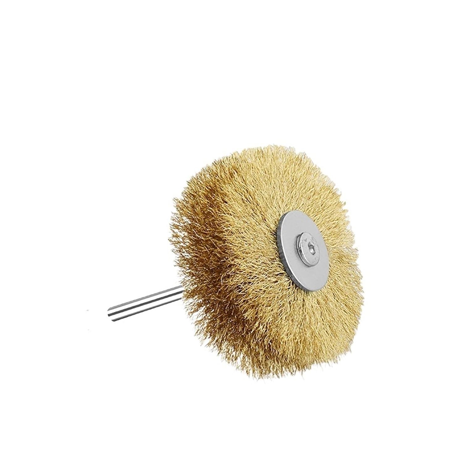 Wire polishing Head for Woodworking, Wood Peeling, Metal Rust Removal, Cleaning, Stainless Steel Wire Brush Head with Handle(W6-50 1PCS)