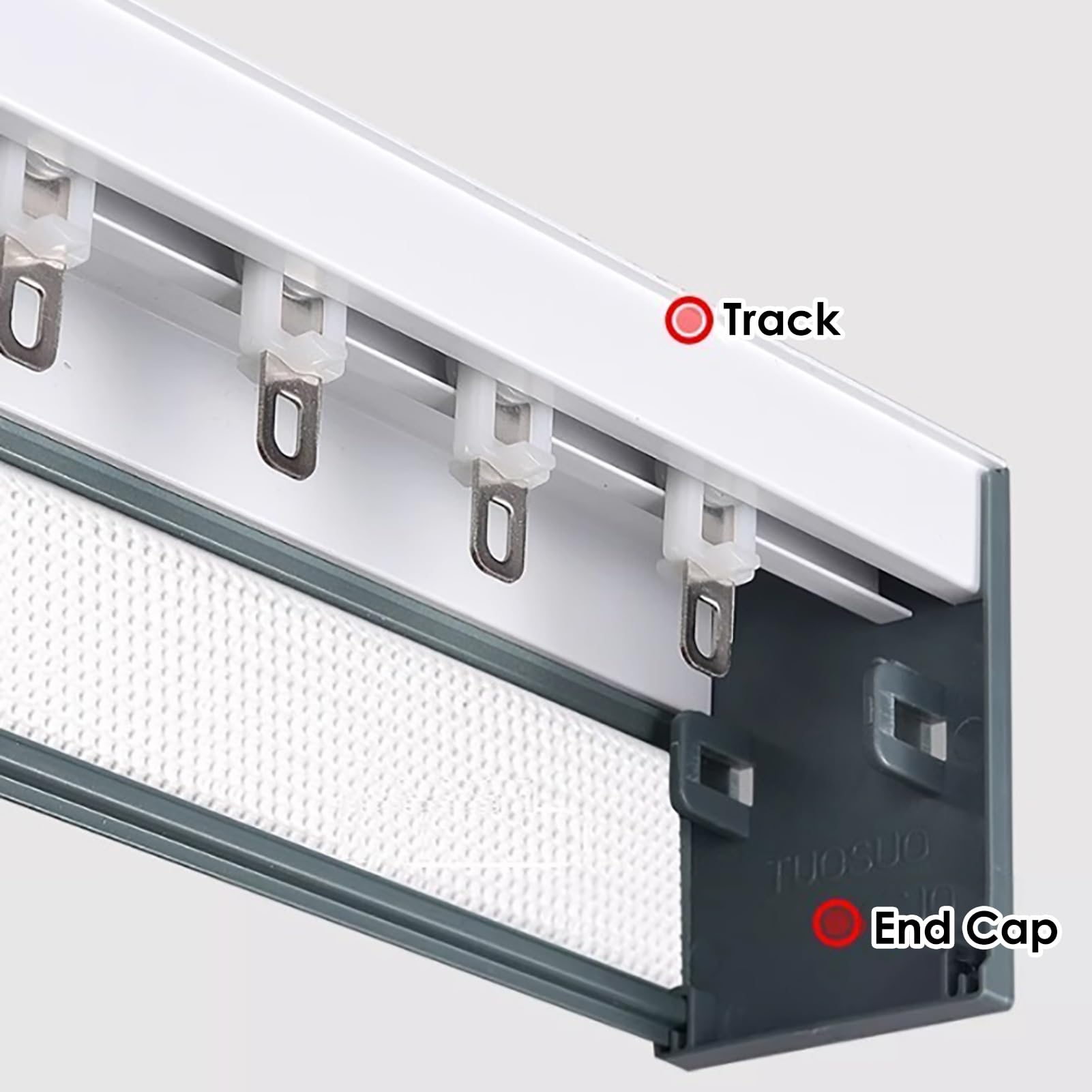 Amazon.co.jp: カーテンレール スリーインワン カーテンボックス 窓上