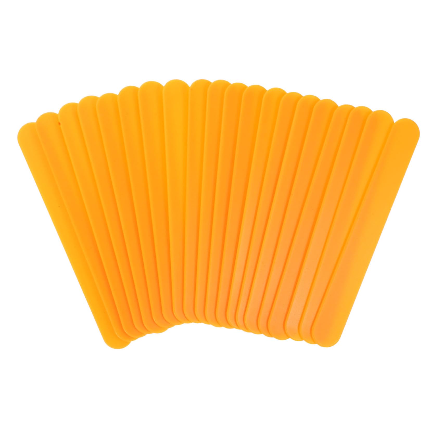 minkissy Value Pack of 20 Plastic Tongue Depressors Pediatric Examination Abalone Knife Stirring Paddle Grip