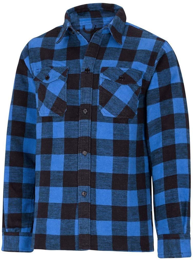 Mil-Tec Flannel Blouse Blue 3XL