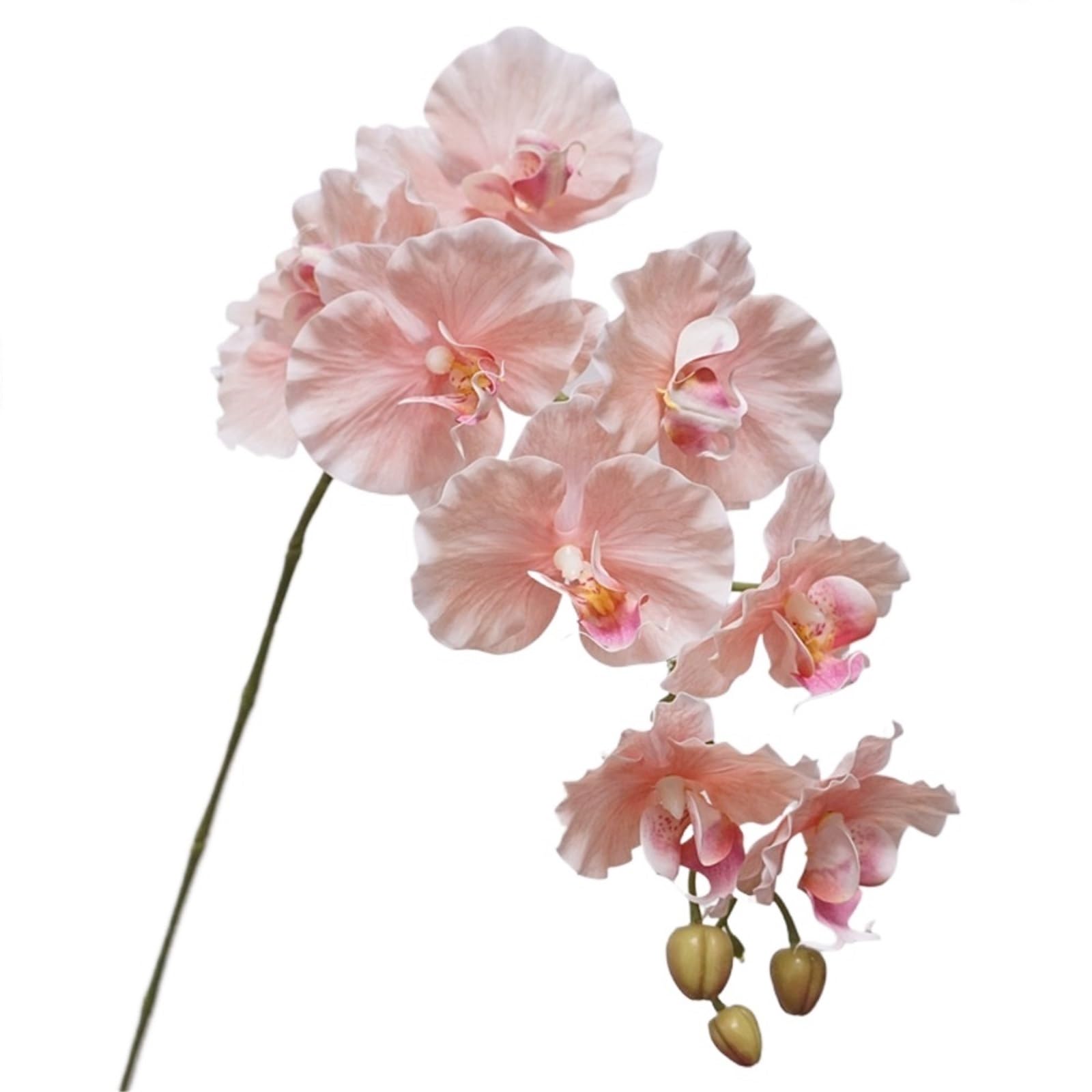 LSYHHXC Artificial Orchid 98cm Artificial Butterfly Orchid Real Touch 9-Heads Fake Phalaenopsis Flower Lifelike Silk