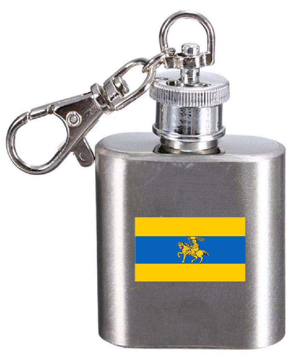 Flasque porte-clés drapeau allemand Schwerin pour emporter votre boisson sans encombrer vos poches