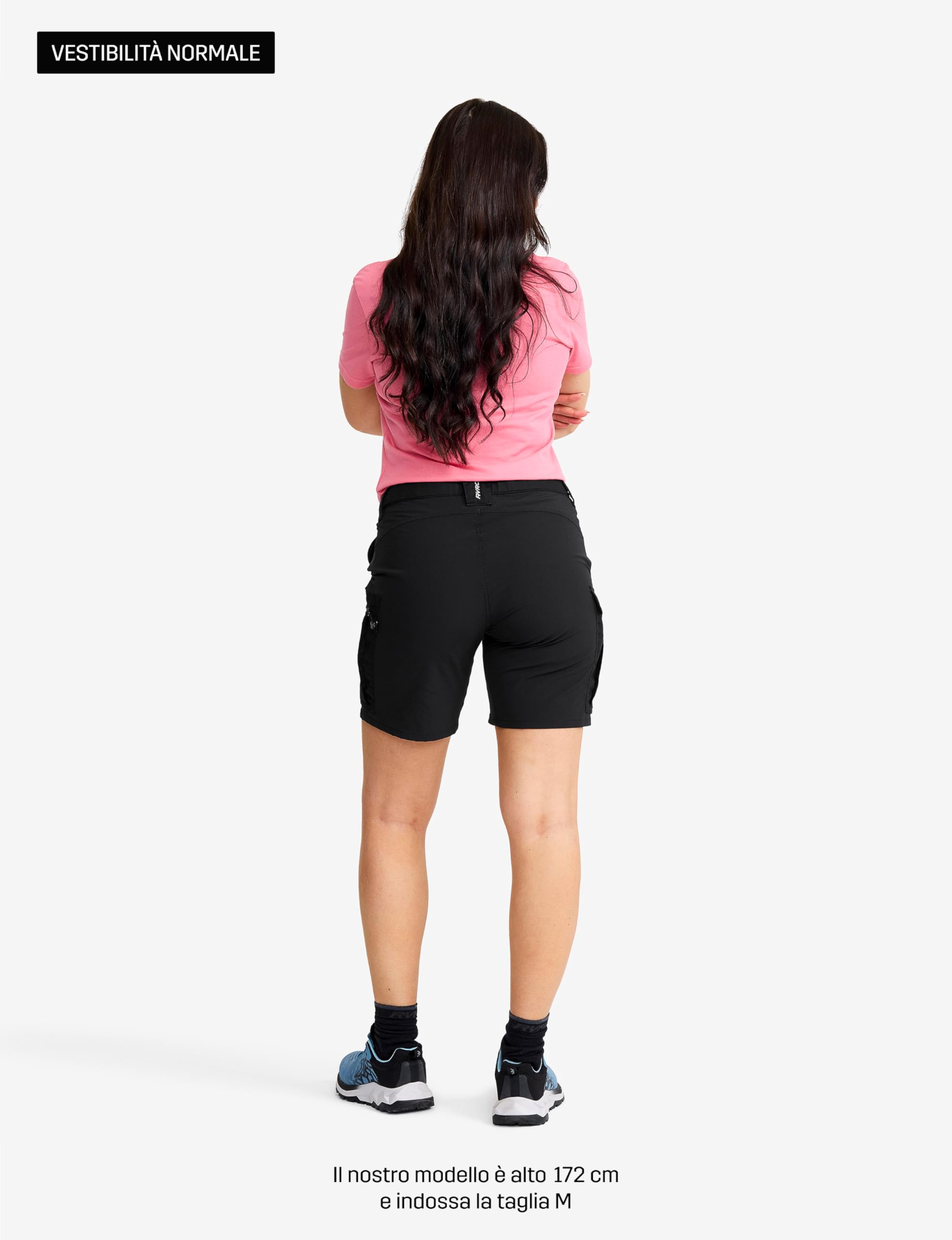RevolutionRace Rambler Lightweight PRO Shorts da Donna, Pantaloncini Leggeri e Pantaloncini da Trekking