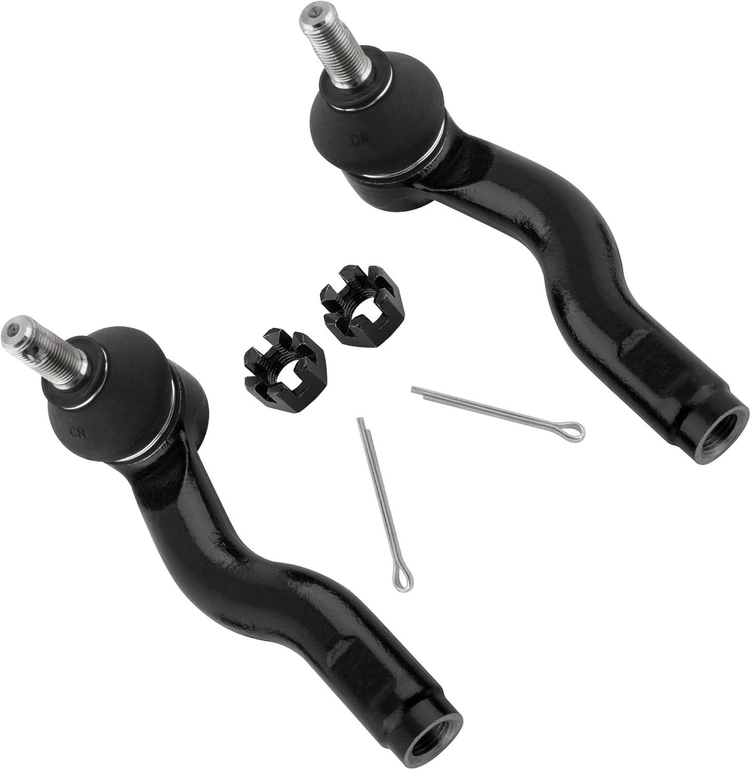 2Pcs Front Outer Tie Rods Ends + 2Pcs Sway Bar End Links Fit For Ford Fusion 2006-10, For Lincoln MKZ 2007-09 / Zephyr 2006, For Mercury Milan 2006-09 Replace# K80251 K80250 ES800102 ES800101