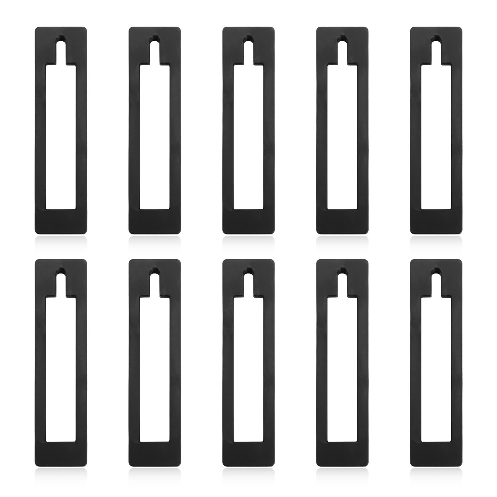 MAIKER OFF ROAD 10 E-Track Single Slot Tie-Downs Rubber Pad Anchor Tie-Down Slots Rubber Pad for E-Track Tie-Down Rail