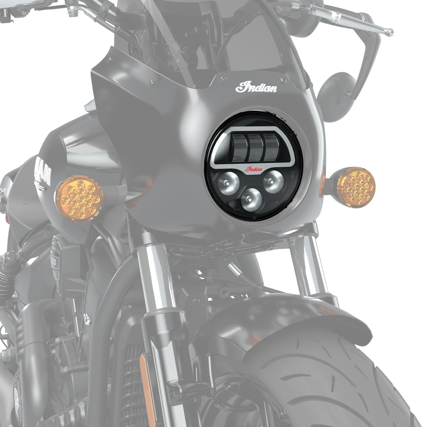 Amazon.com: Indian Motorcycle Scout Pathfinder LED Headlight 