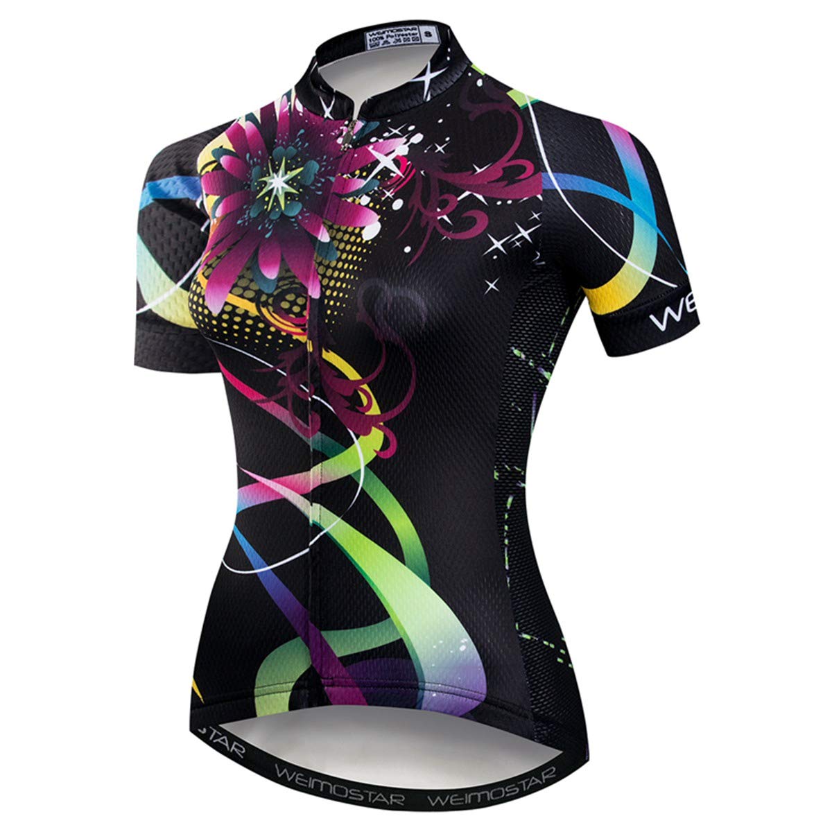 Hotlion Women's Short Sleeve Cycling Jersey Jacket Cycling Shirt Quick Dry Breathable Mountain Clothing Bike Top